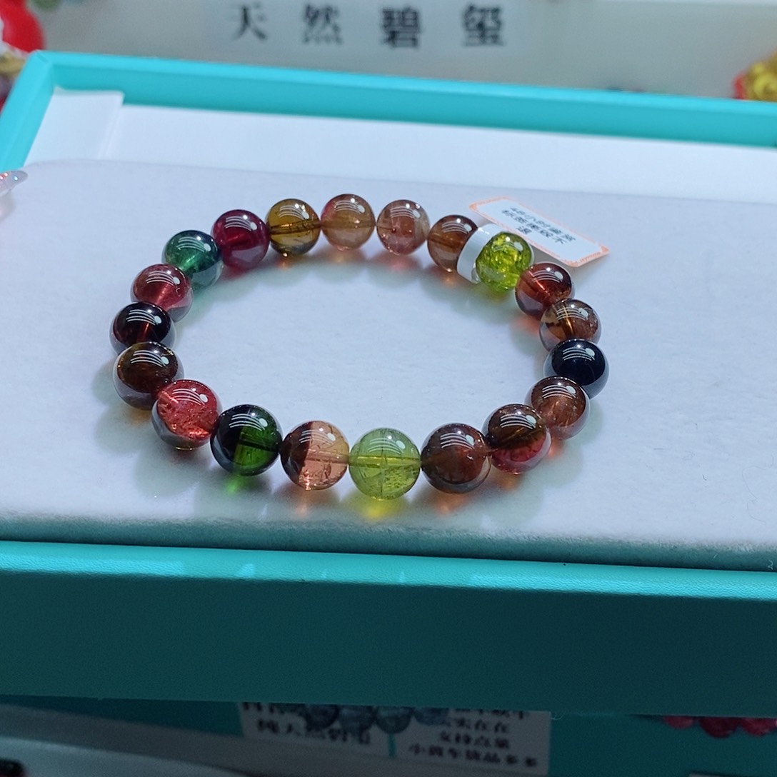碧玺手链未镶嵌10mm左右