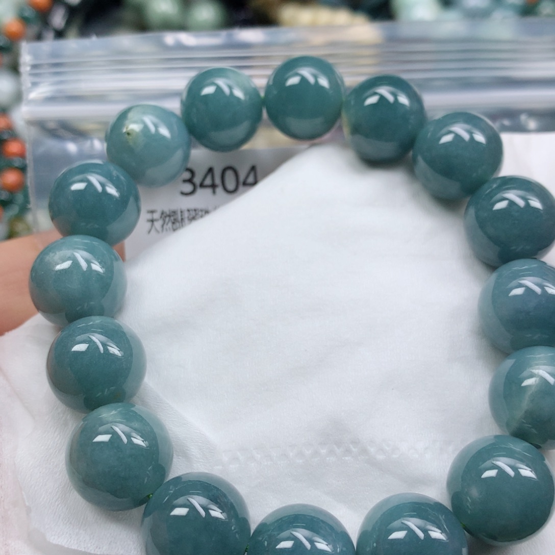 翡翠手链未镶嵌手串
