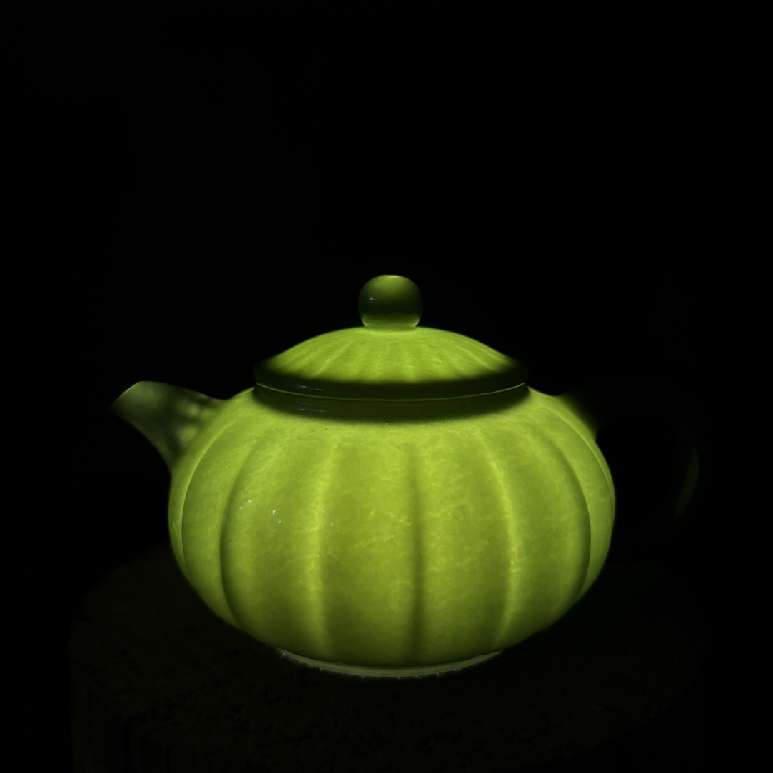 景柏缘｜和田玉青玉南瓜壶 170毫升