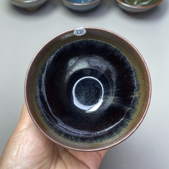 茶盏建窑建盏磨底柴烧主人杯