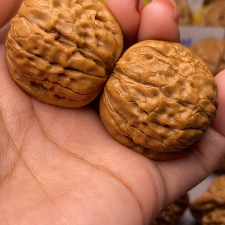 文玩核桃把件37甲骨纹