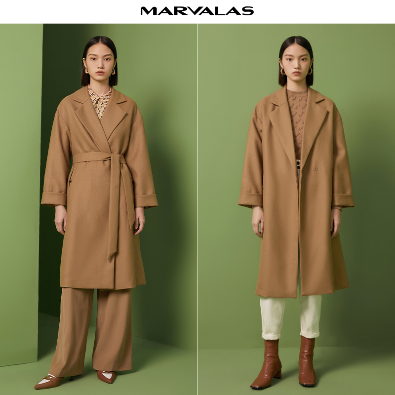 【珊珊专属】设计款大衣外套M432050