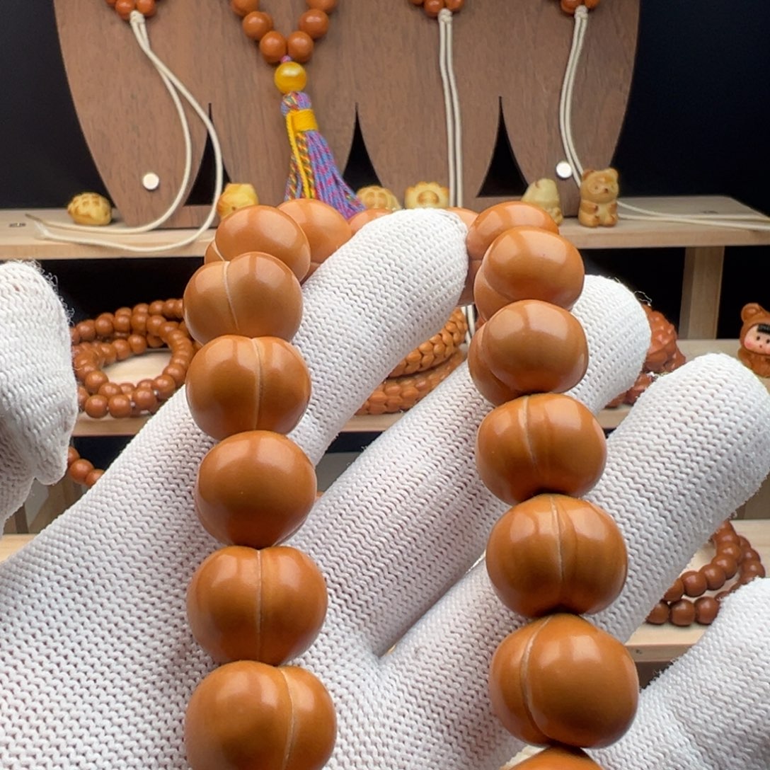 茶***后猴头核桃手串猴头