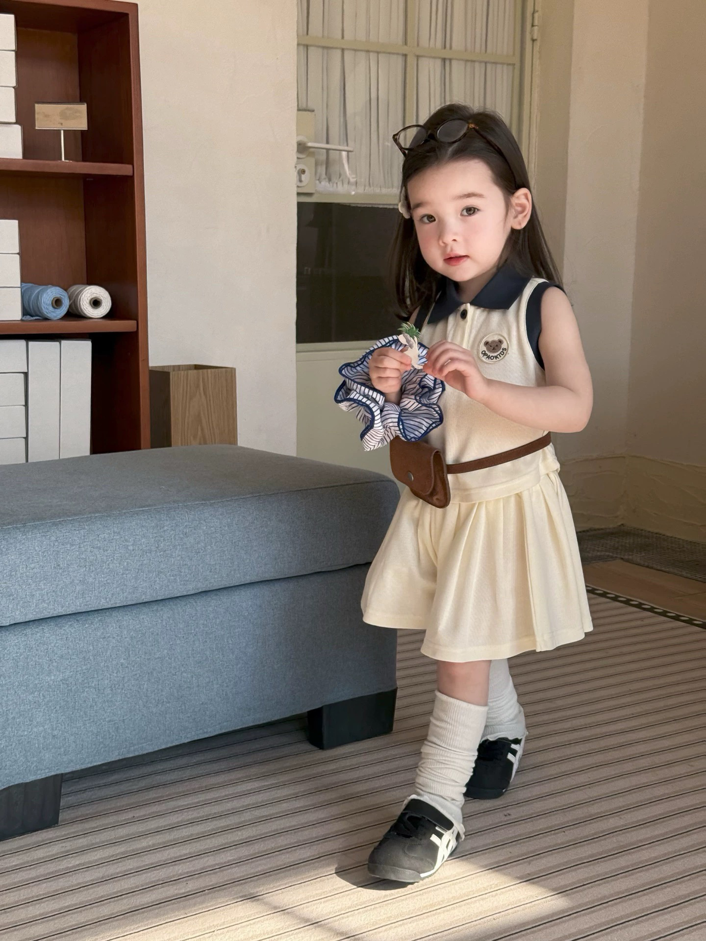 【现货】妈咪森林童装2025年夏季新款卡通翻领套装252-MMSL-252066