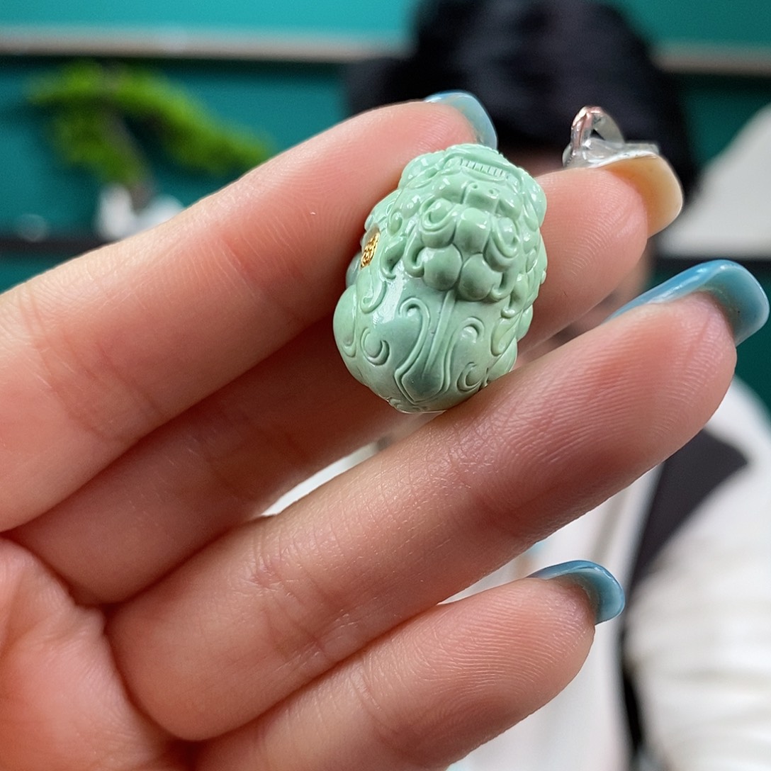 绿松石珠宝奇石未镶嵌