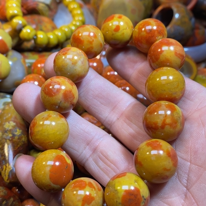 玛瑙/玉髓手链未镶嵌老*