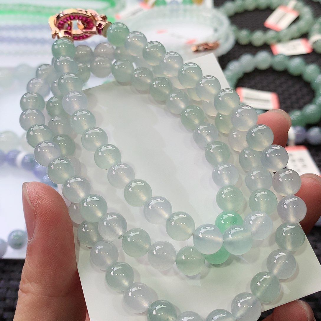 翡翠手链未镶嵌翡翠