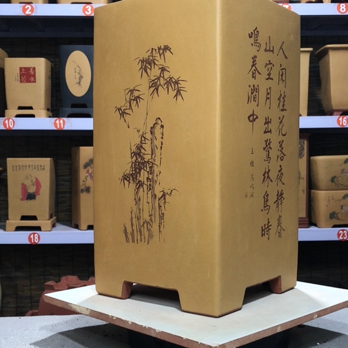 【闪购商品】紫砂花盆山手工制作
