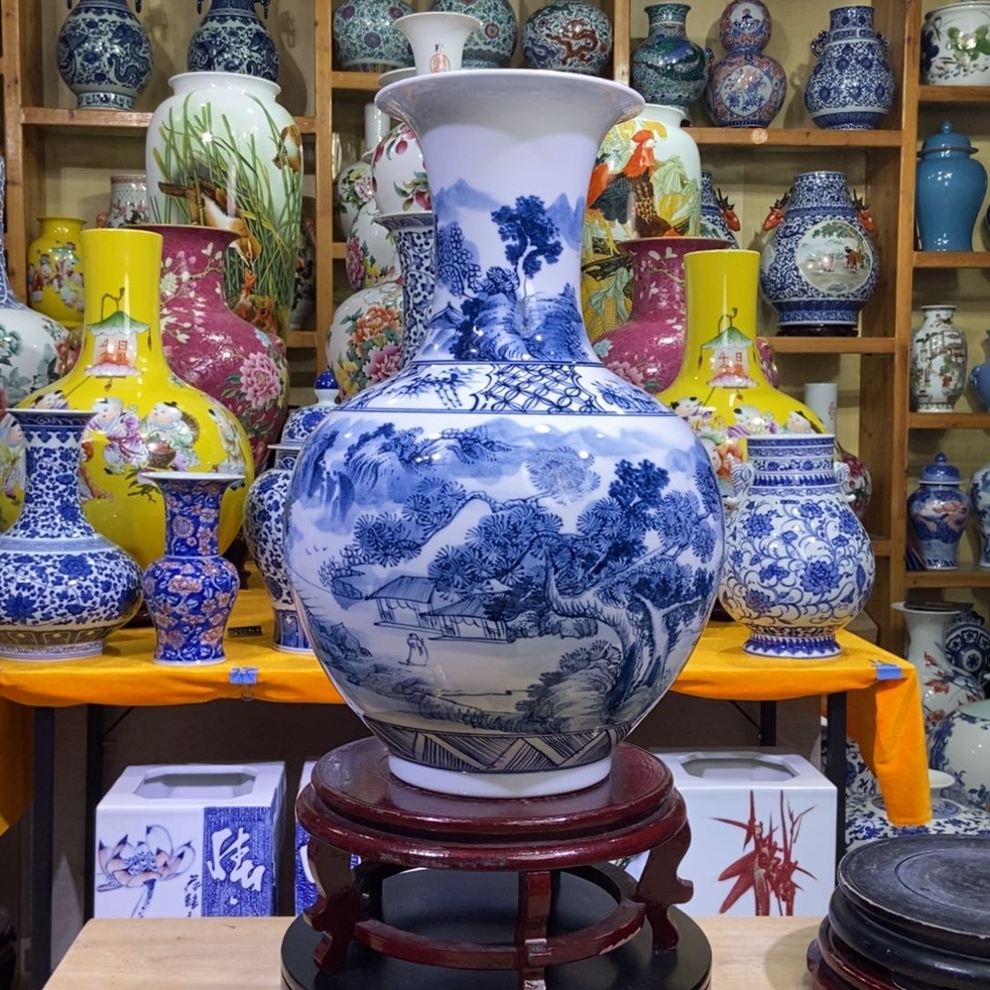 瓶景德镇陶瓷花瓶摆件