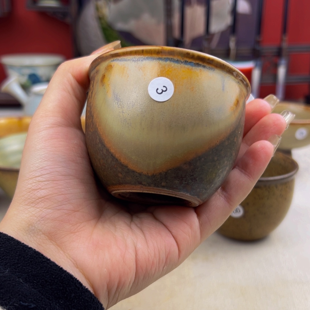 杯子纯手工柴烧主人杯