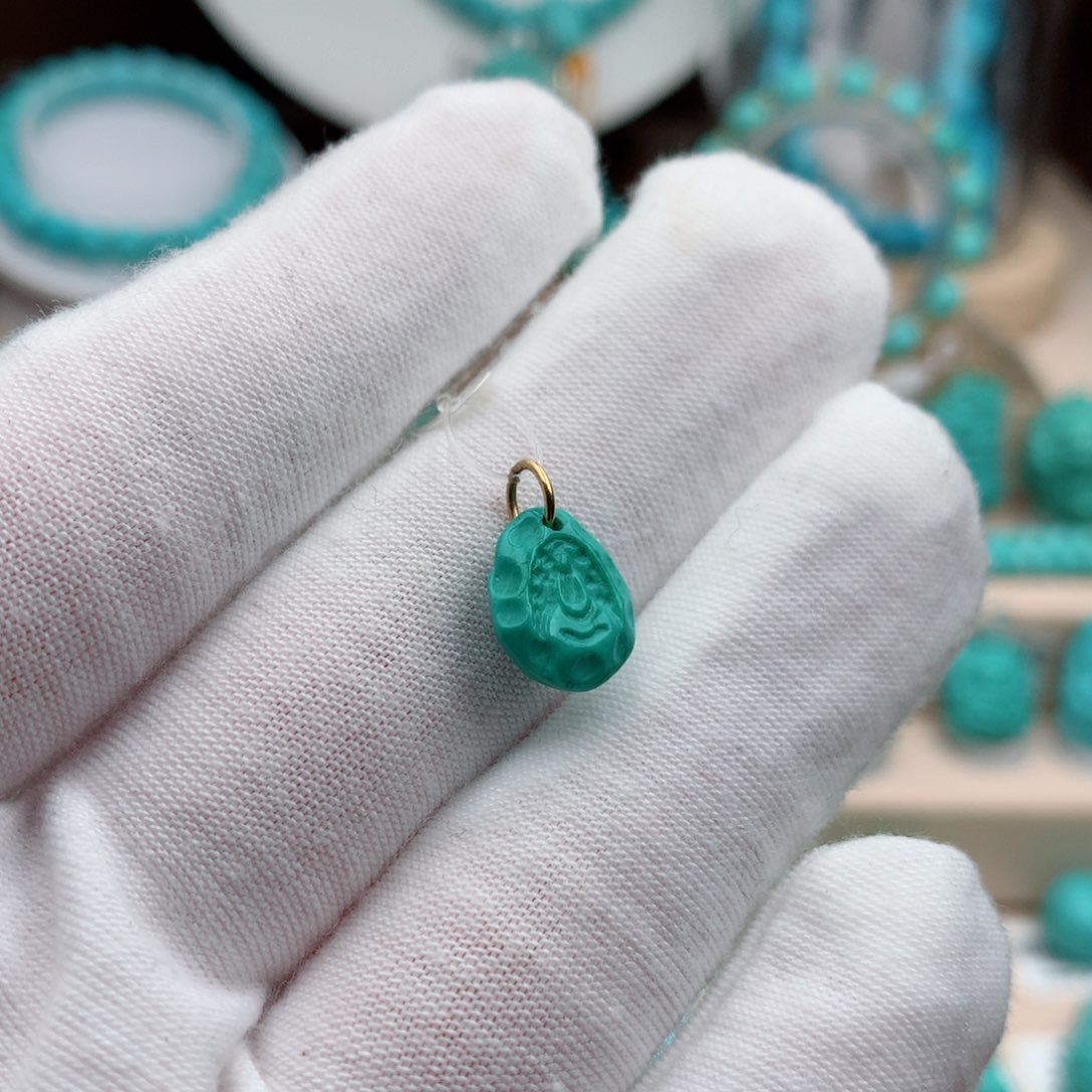 绿松石珠宝奇石未镶嵌