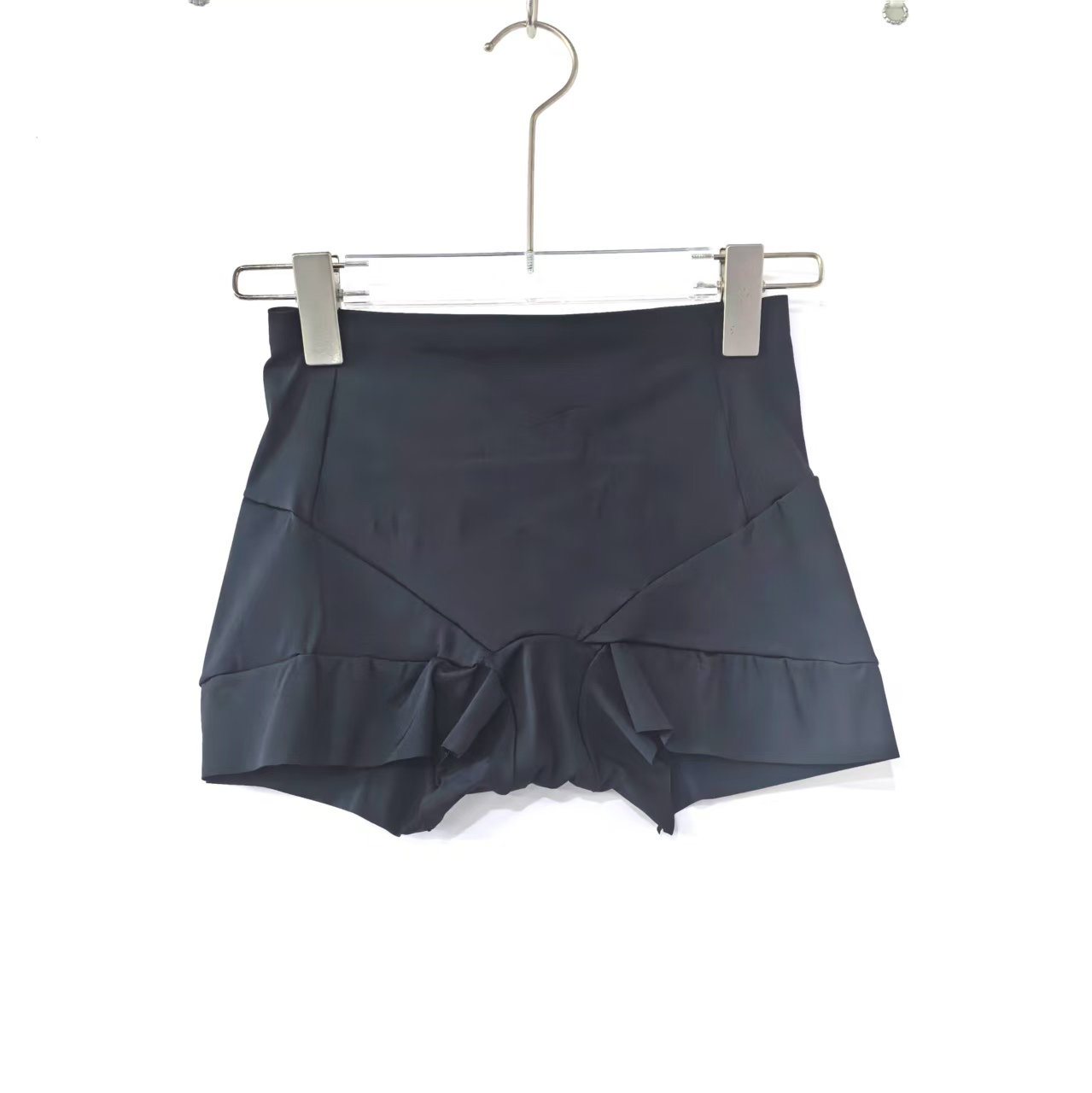 【D100】冰感轻塑裤夏季收腹中腰一分裤