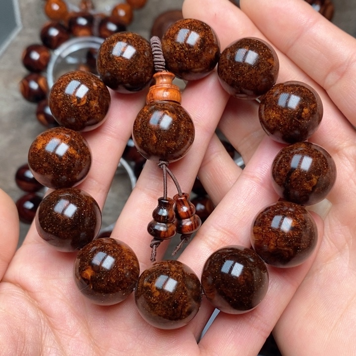 黄花梨/降香黄檀老**老紫油梨成品加工手串