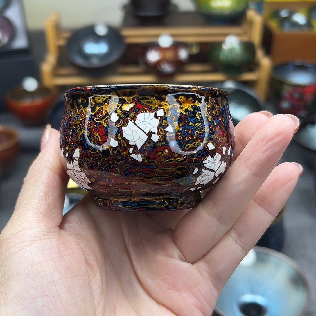 茶盏露**?大漆禅定手工