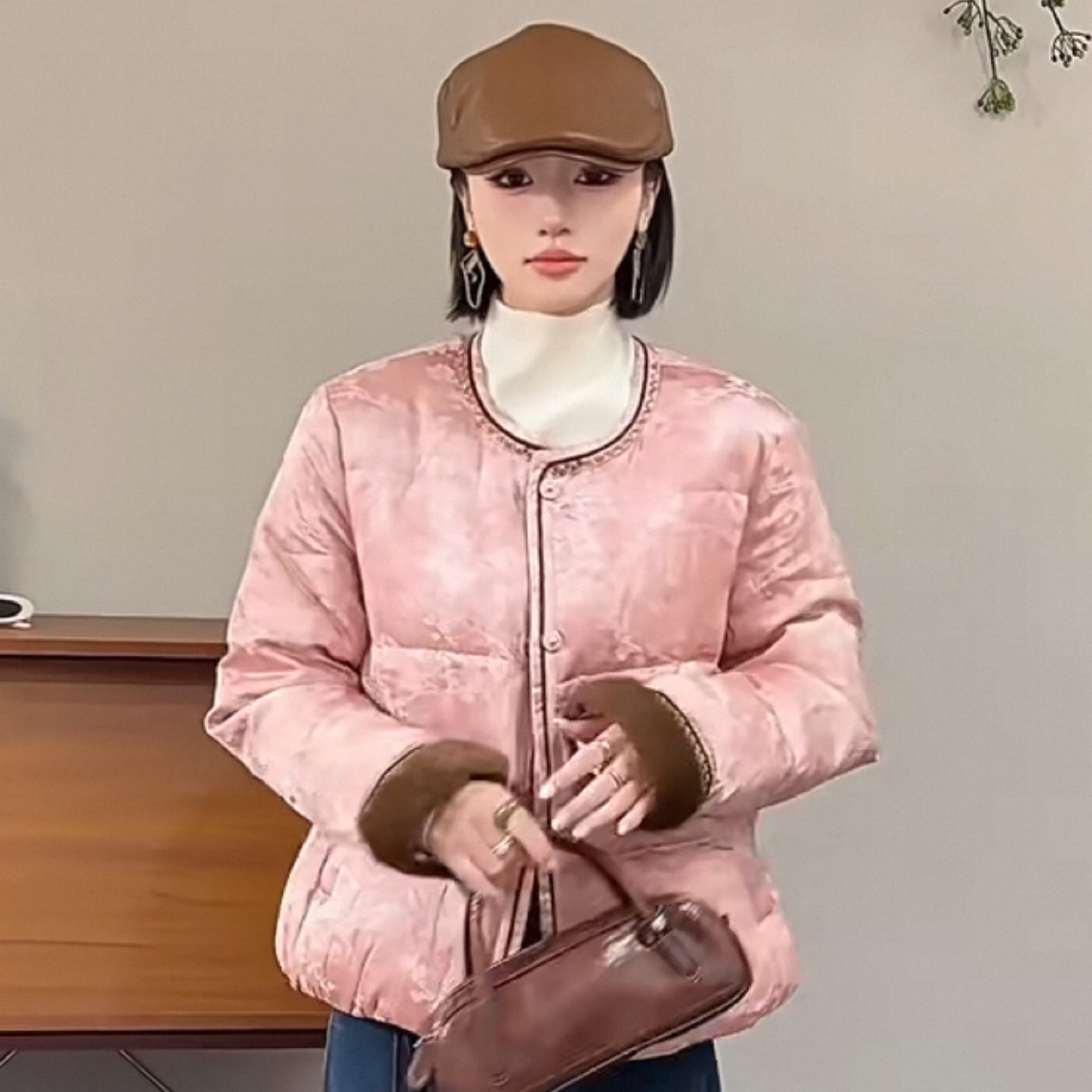 8029 欧货时尚秋冬短外套