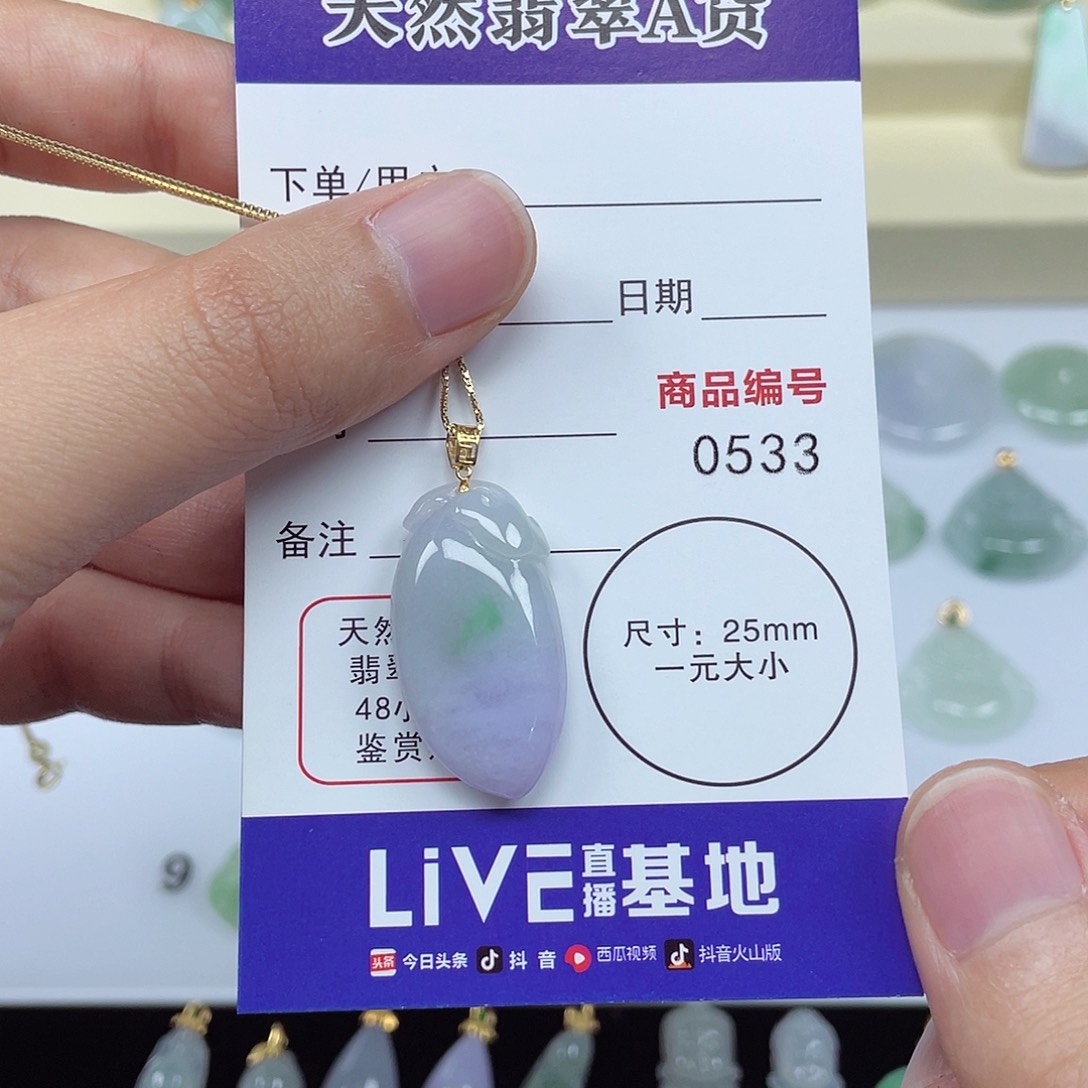 翡翠颈饰未镶嵌翡翠