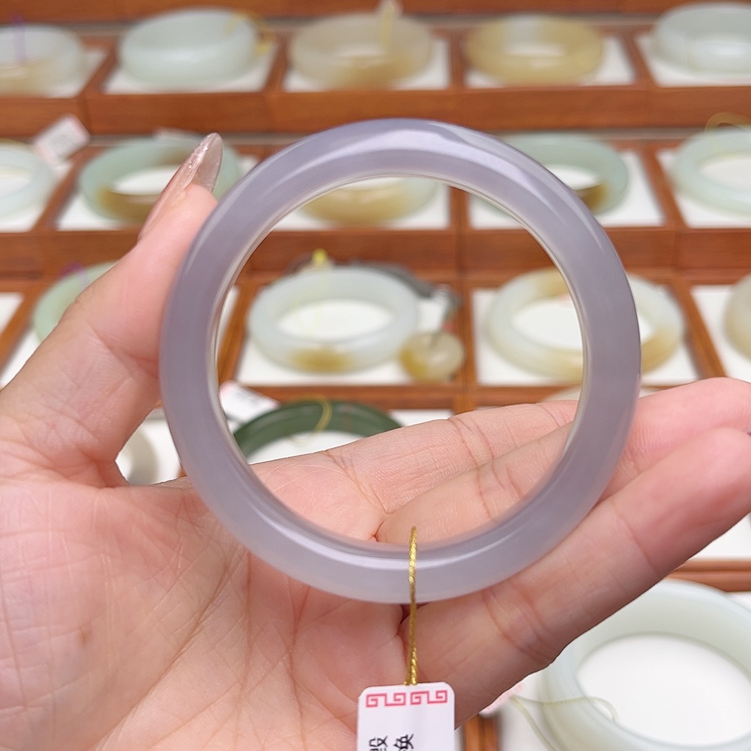 和田玉手镯未镶嵌52.2