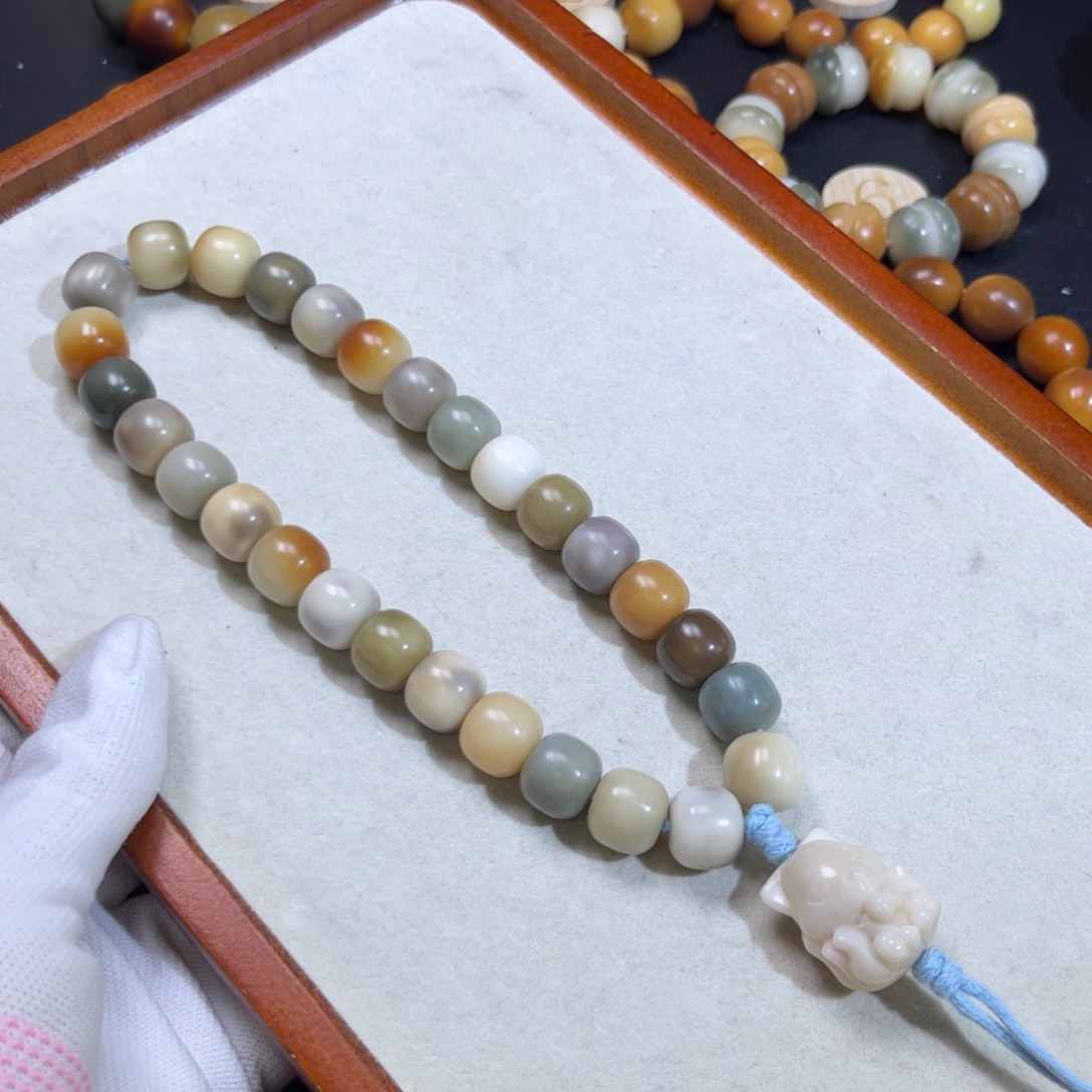 菩提根/象牙果手串手持卡14