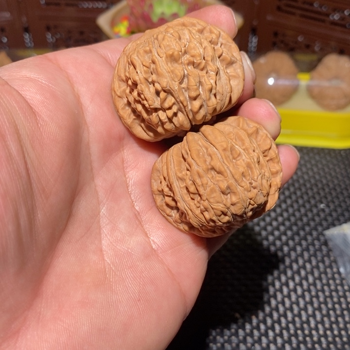 文玩核桃吊坠四座楼