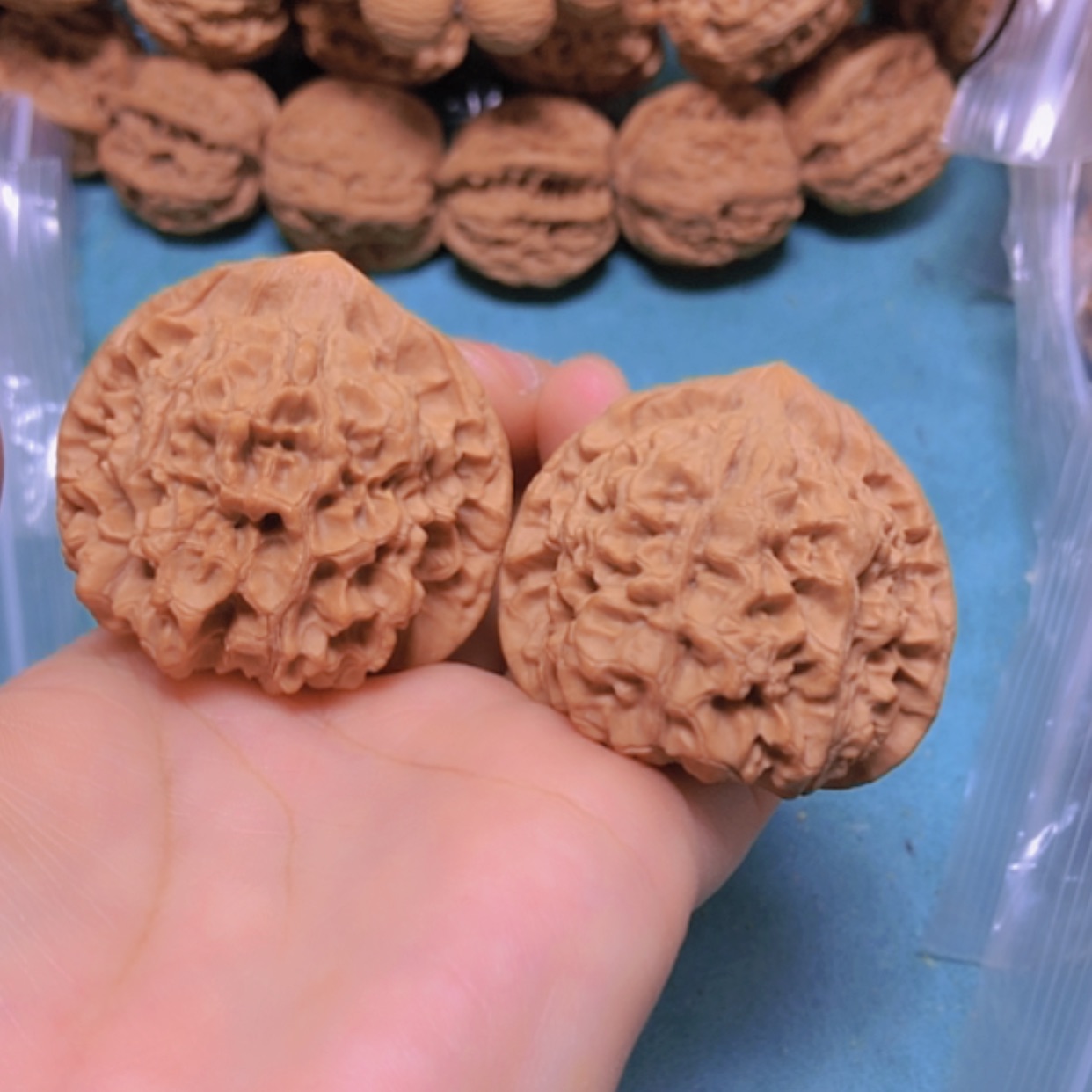 【闪购商品】把件核桃45.5官帽有修