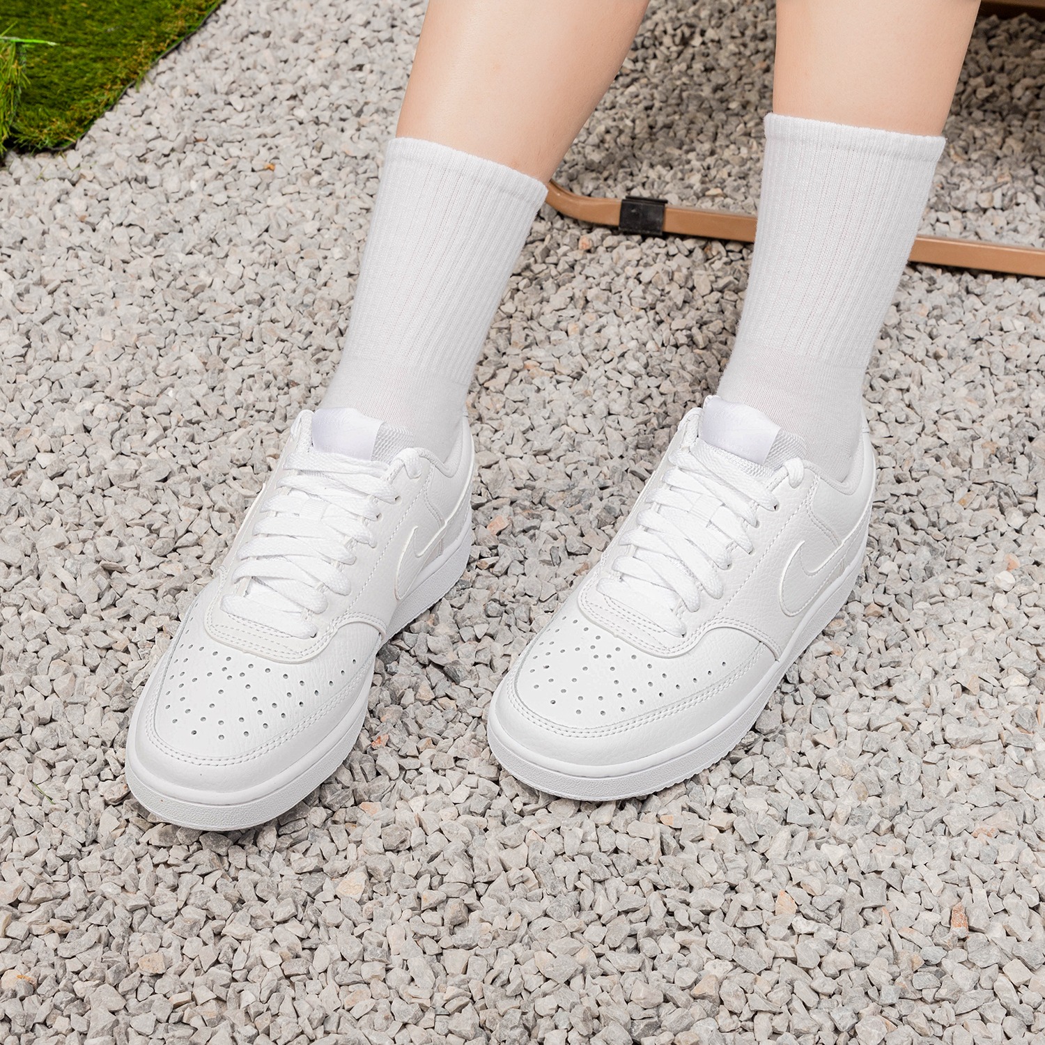 NIKE/耐克官方女鞋冬季新款正品aj简版空军一号休闲板鞋小白鞋