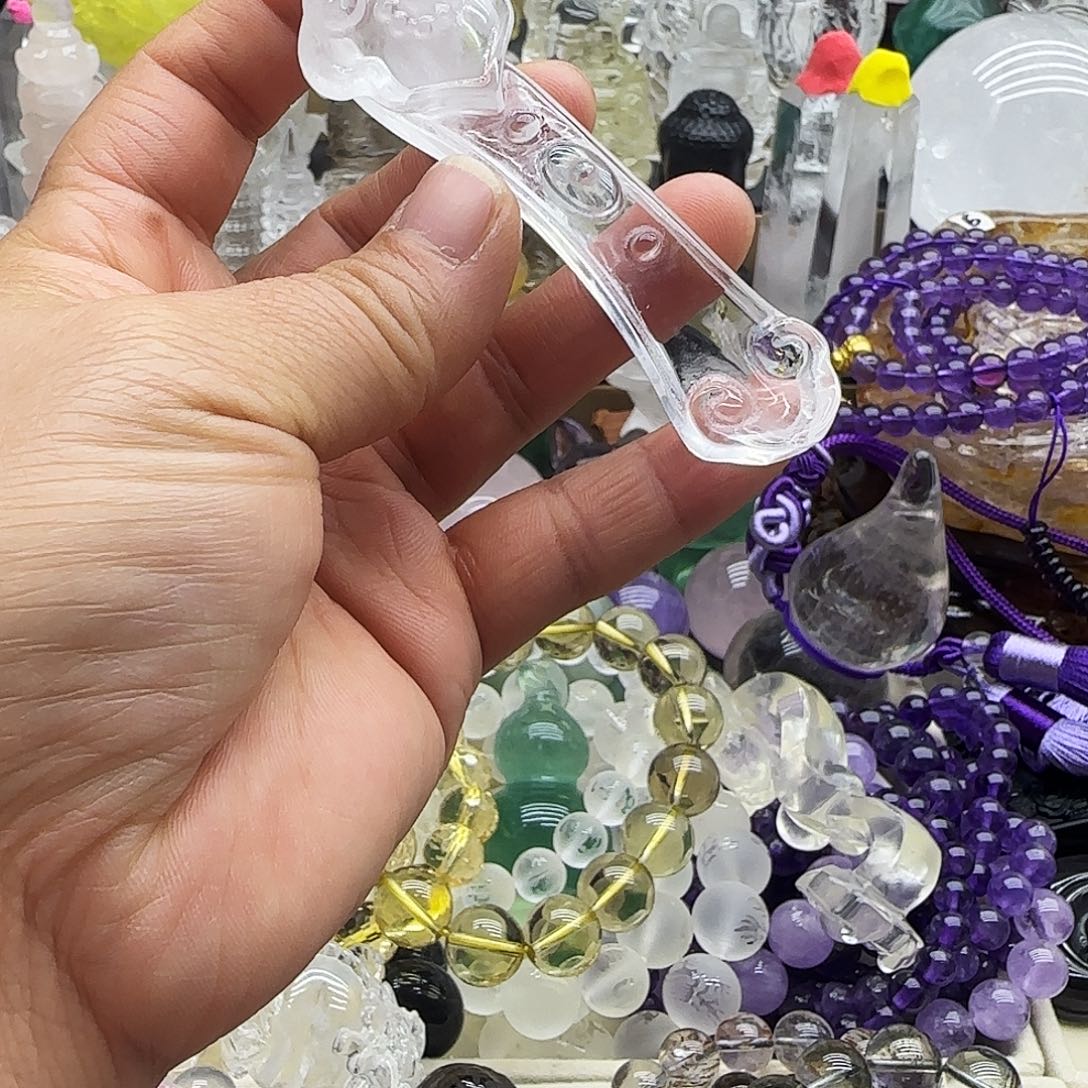 水晶车挂未镶嵌摆件