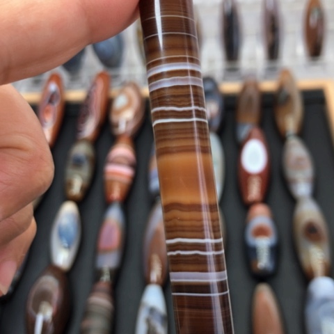 未镶嵌玛瑙/玉髓珠宝半成品