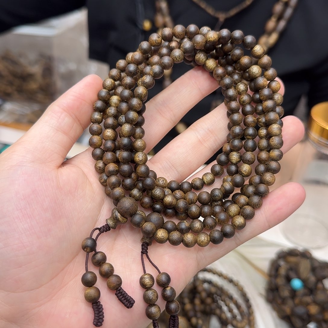 沉香碎屑沉香白棋母树沉水浮多圈 6-15 克多样性发一串