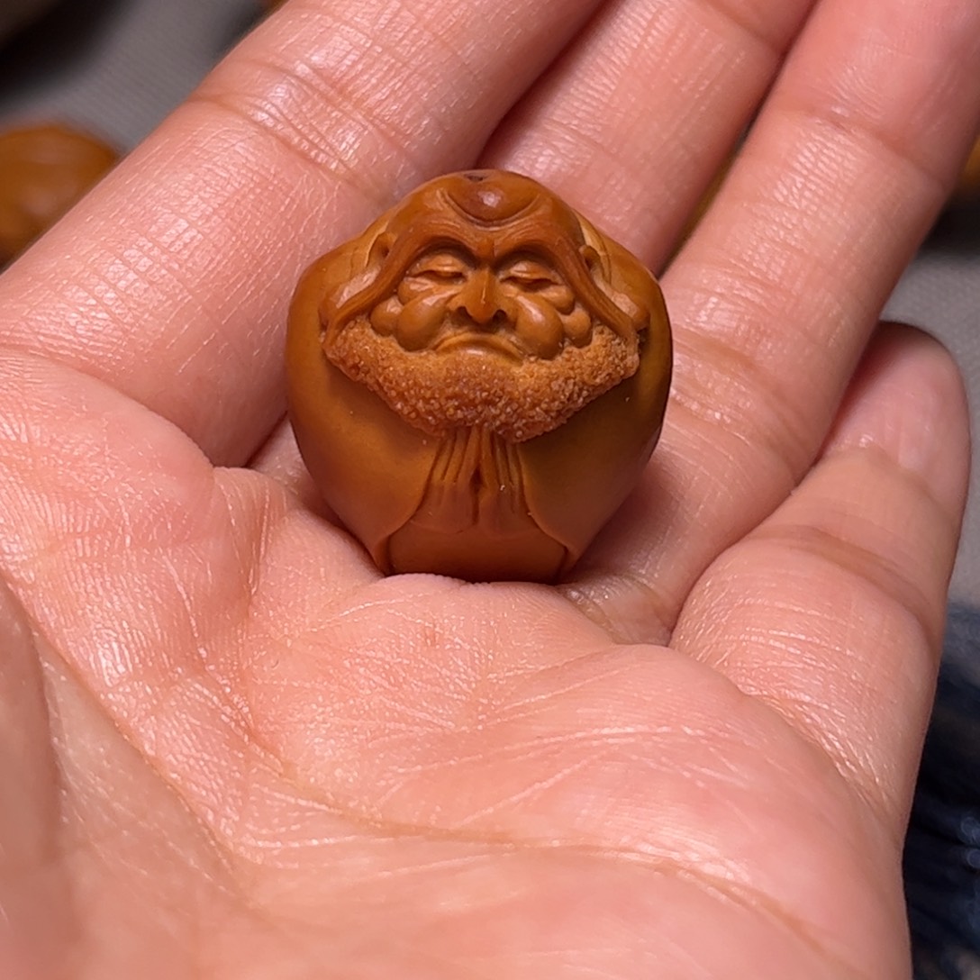 橄榄核吊坠包衣达摩福利单颗