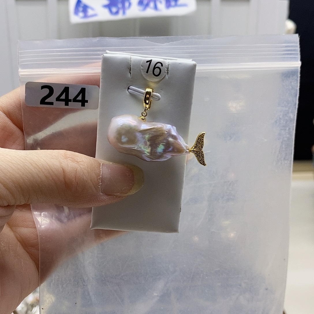 颈饰合金淡水珍珠