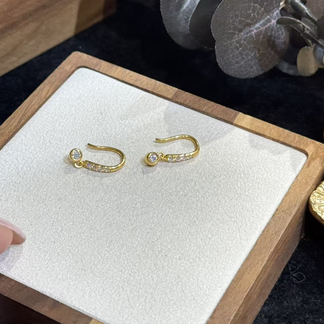 足金999 黄金5G工艺 耳饰