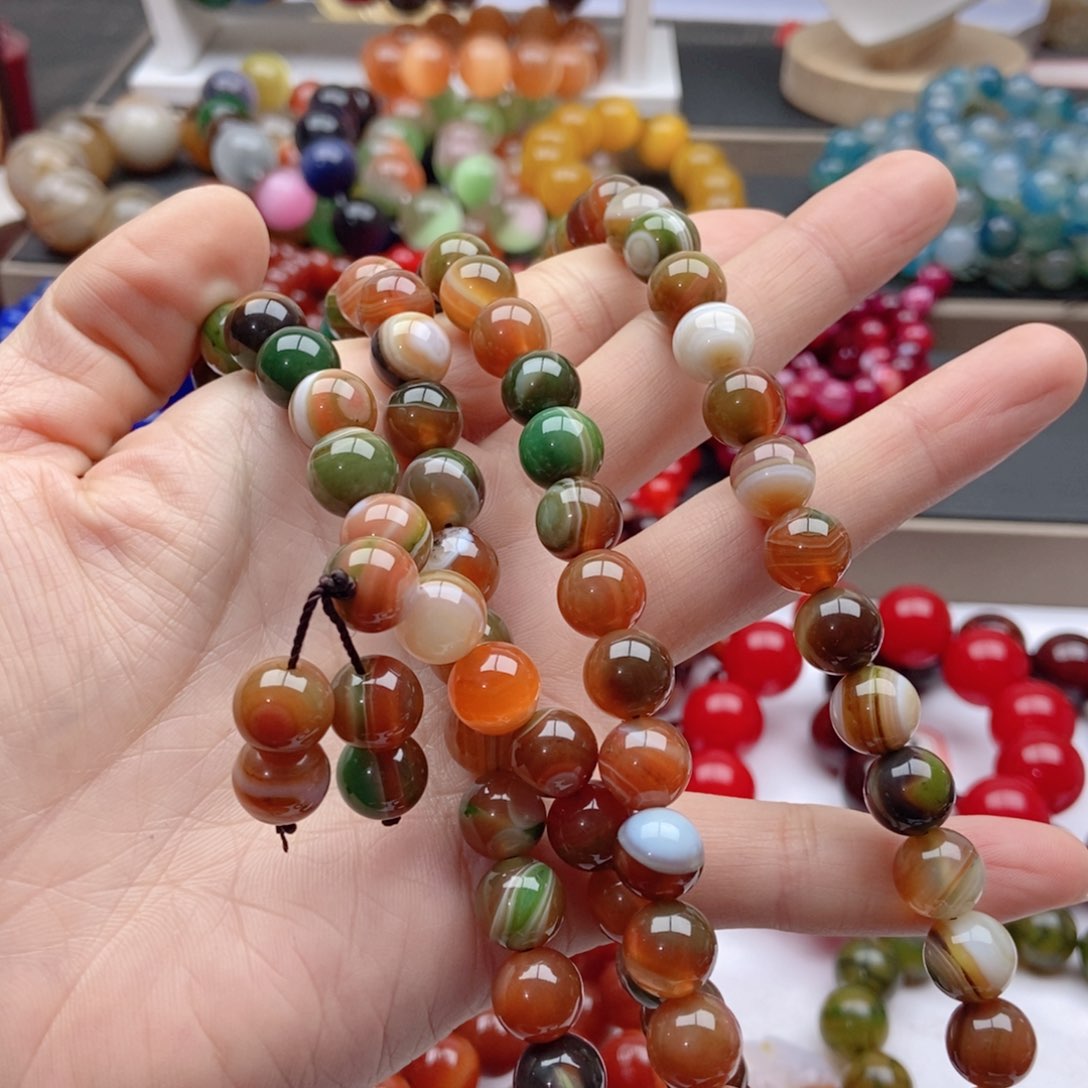 【闪购商品】玛瑙/玉髓手链未镶嵌达*