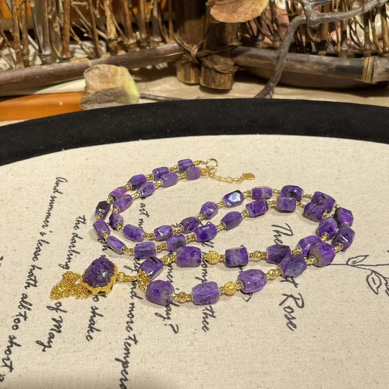 南非舒俱来高阶皇家紫钻切18k/45cm(琅简)AZB8729