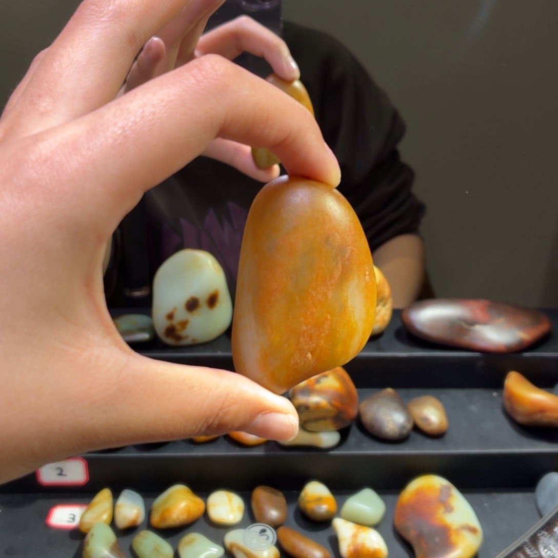 和田玉未镶嵌挂件95