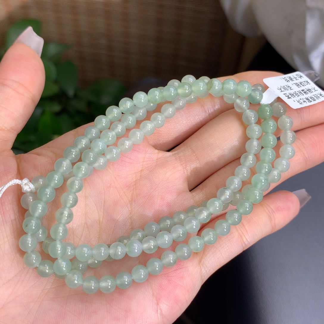 翡翠手链未镶嵌卡5冰胶晴项链