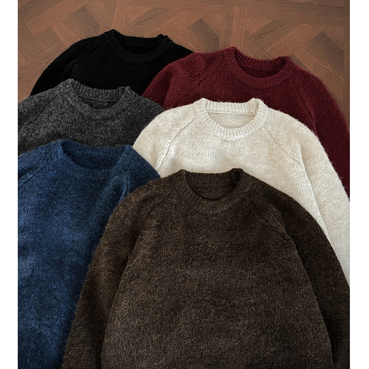 美式复古cleanfit毛衣男潮秋冬情侣马甲针织衫长袖内搭打底衫线衣