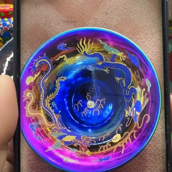 山***翁瓷片摆件设计和装饰效果