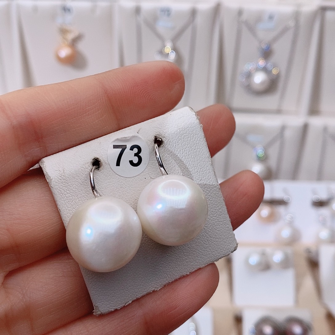 颈饰银S925镶嵌淡水珍珠毛****娘