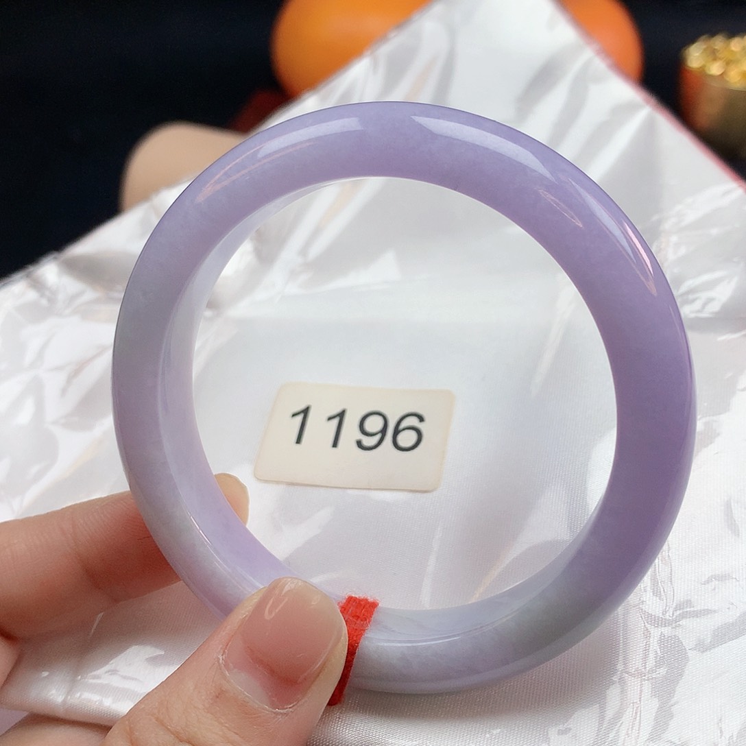 翡翠手镯未镶嵌57圈1196