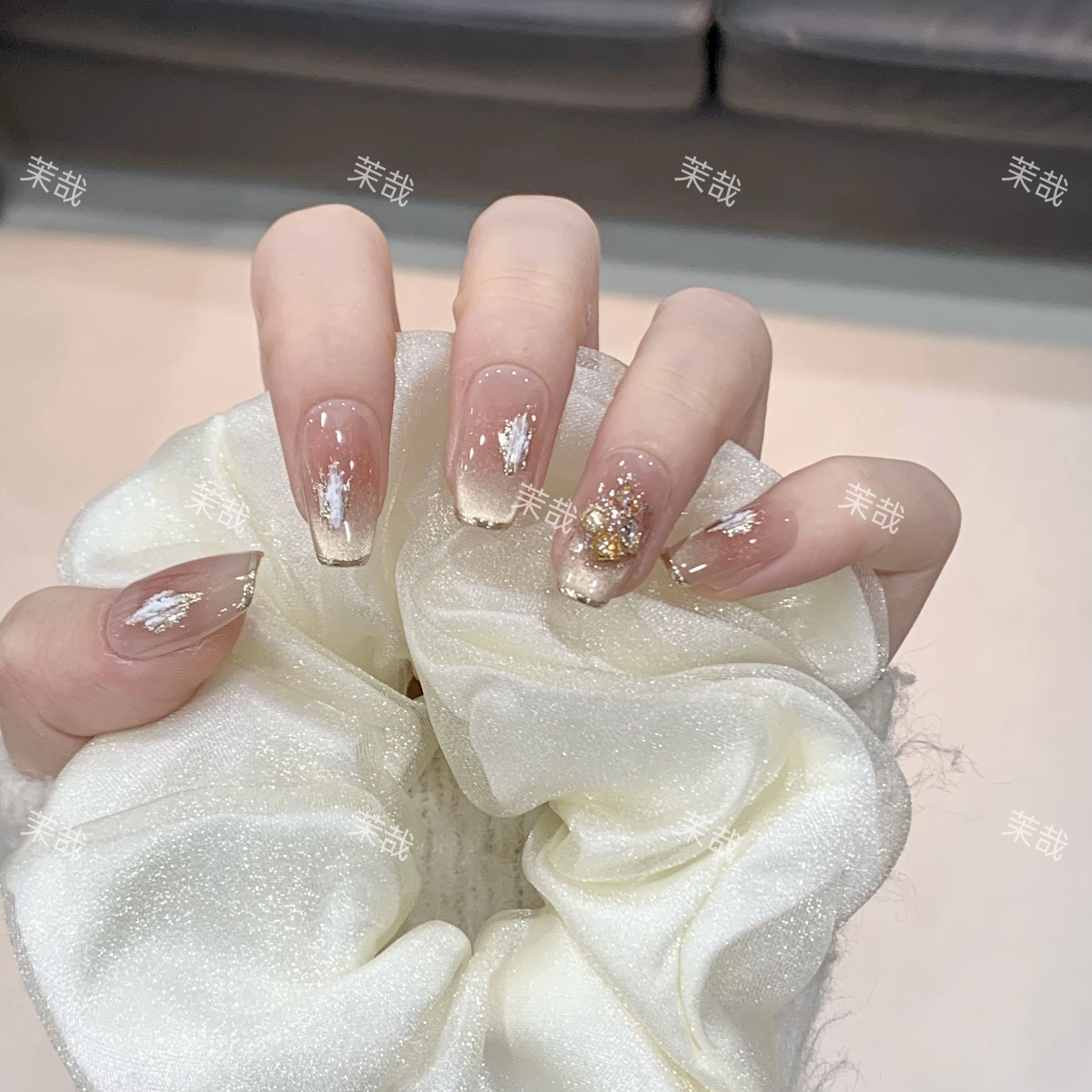茉哉【小时代】纯手工定制美甲拆卸穿戴甲A3539 
