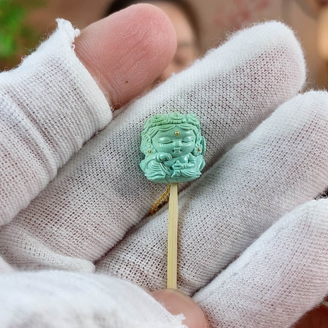 绿松石珠宝奇石未镶嵌