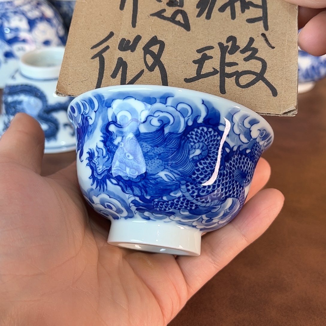 杯内**嘎景德镇全手工手绘陶瓷