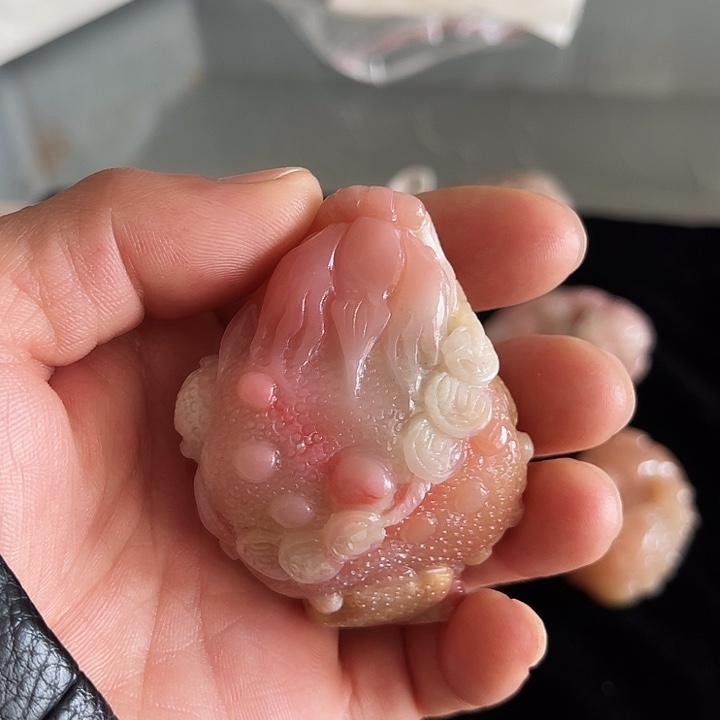 巴林石印石手把件