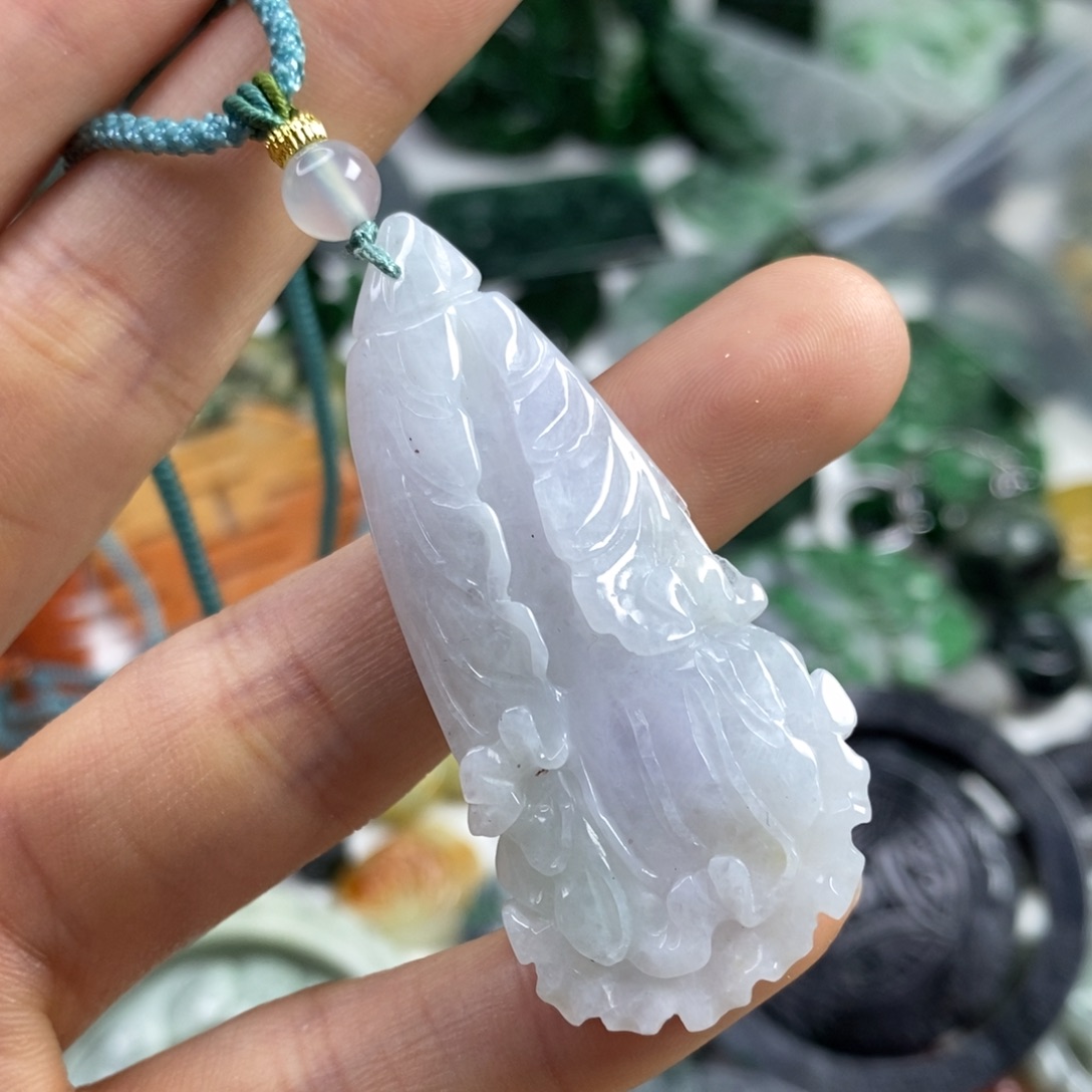 翡翠颈饰未镶嵌吊坠