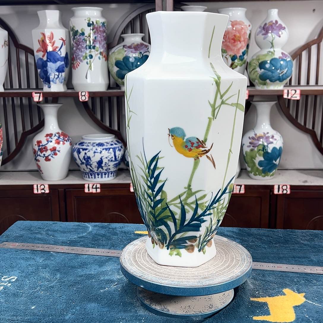 摆件景德镇陶瓷6竹
