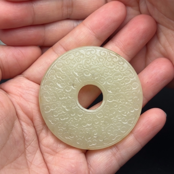 和田玉未镶嵌挂件手****0