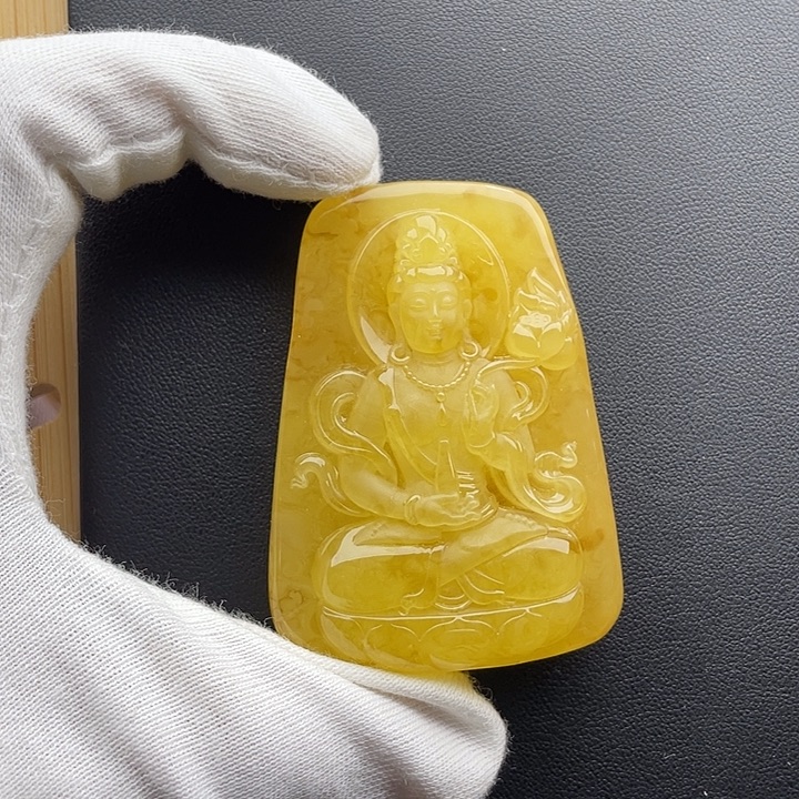 琥珀颈饰未镶嵌天然琥珀蜜蜡