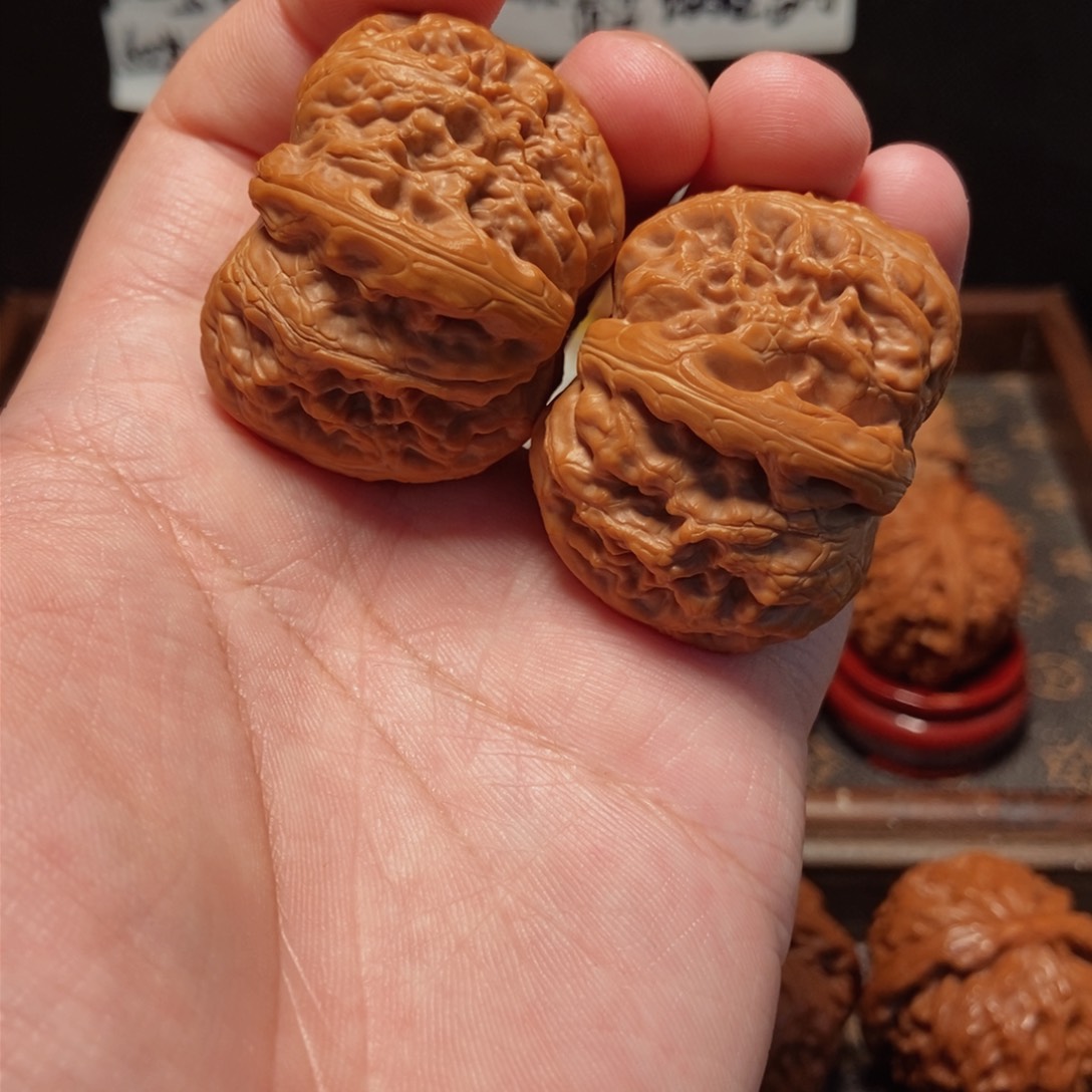 吊坠文玩核桃元宝44尺235