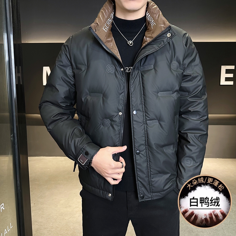 TUCANO/啄木鳥男士冬季加厚短款立领鸭绒保暖时尚百搭羽绒服