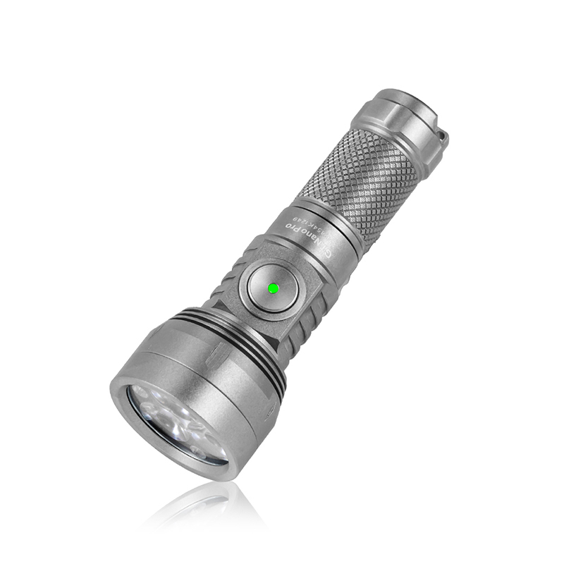 【手电王】雷明兔 GT NANO PRO 钛合金 迷你便携手电 露营家用照明